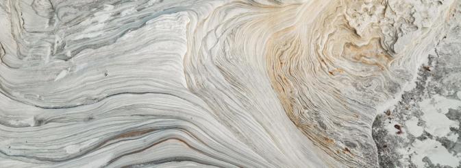 Close up of rock formation