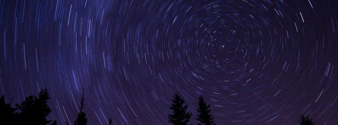 Circular pattern in the sky