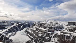 Snowy mines in Norway