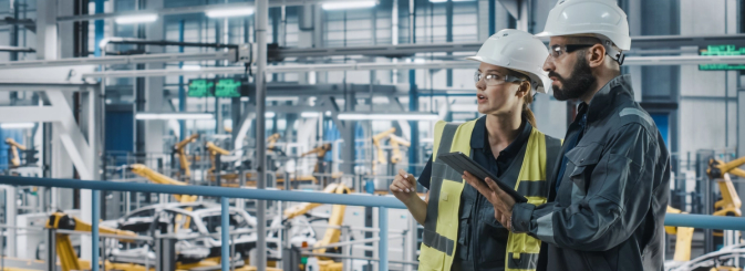 Two process engineer on site